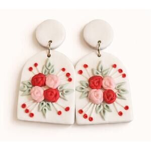 R145 New Earrings Floral R0000145
